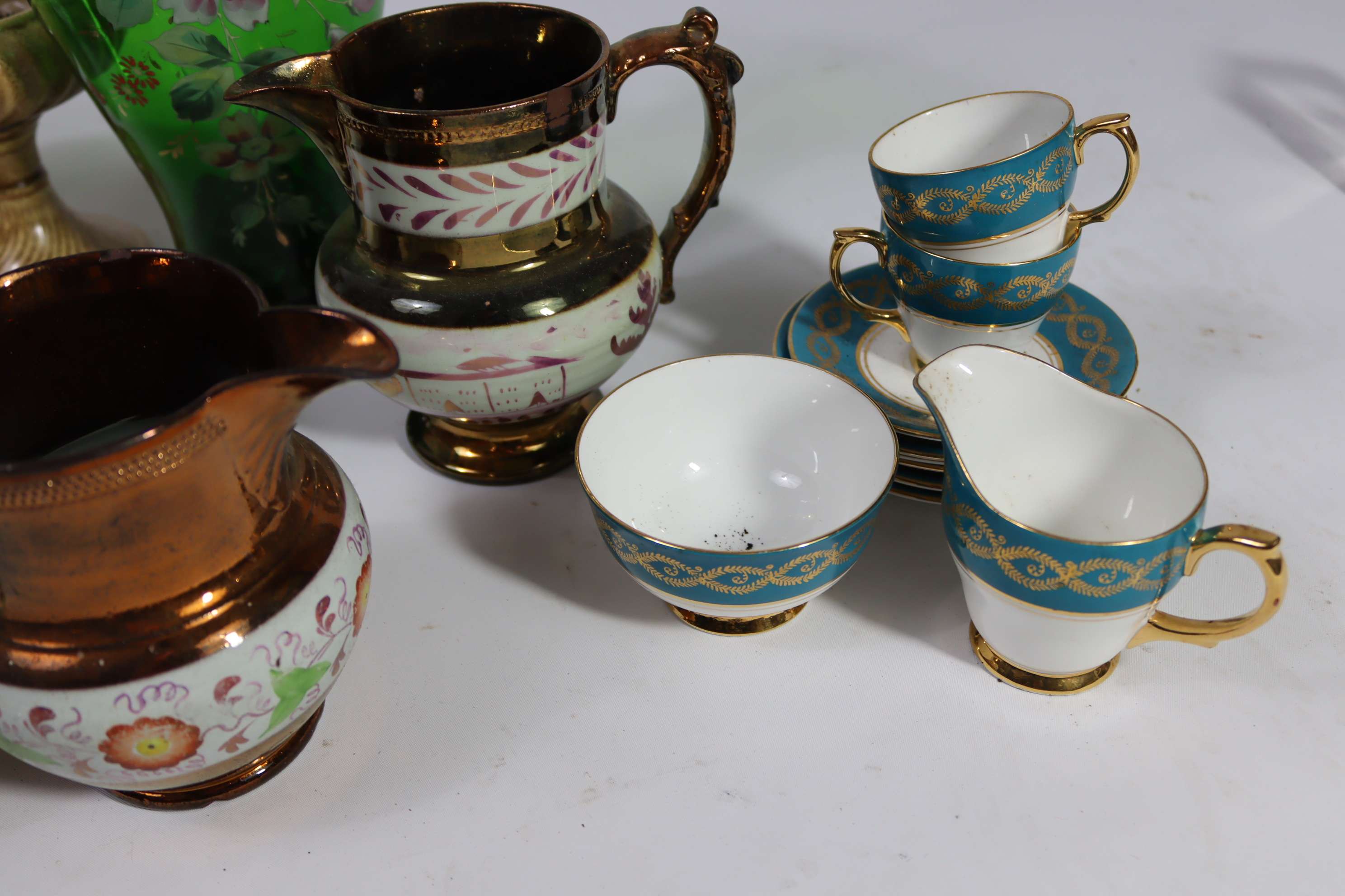 Various items of decorative china, pottery, glassware, etc., part w.a.f. - Image 6 of 11