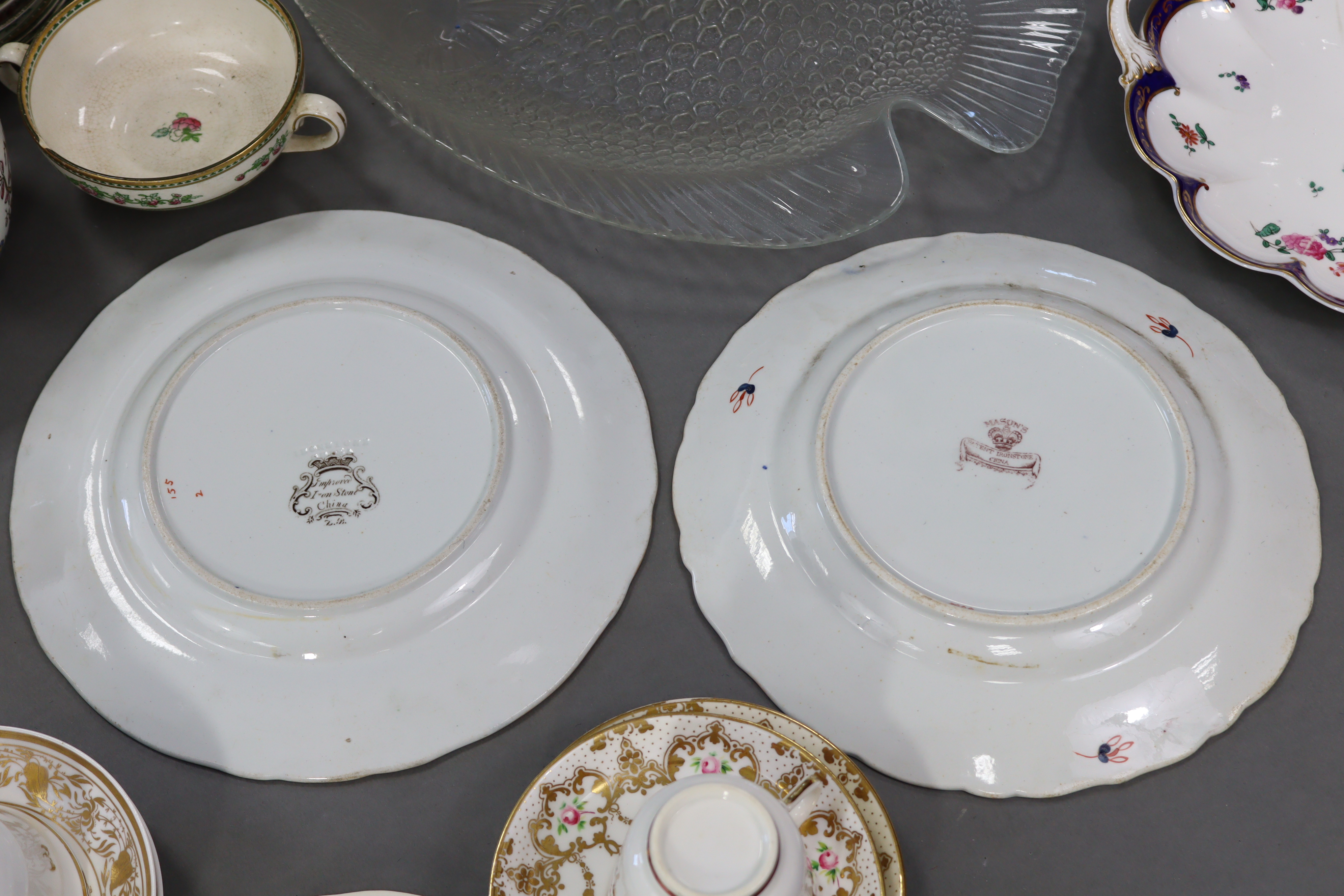 Thirty-five matched items of “Indian Tree” pattern dinner & tea ware; & sundry other items. - Image 8 of 12