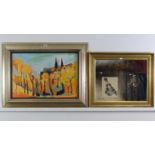 Various decorative oil paintings, watercolours, prints, etc.