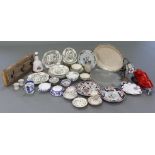 Thirty-five matched items of “Indian Tree” pattern dinner & tea ware; & sundry other items.