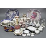 A Royal Albert “Old Country Roses” twenty-two piece part tea service; & various other items of