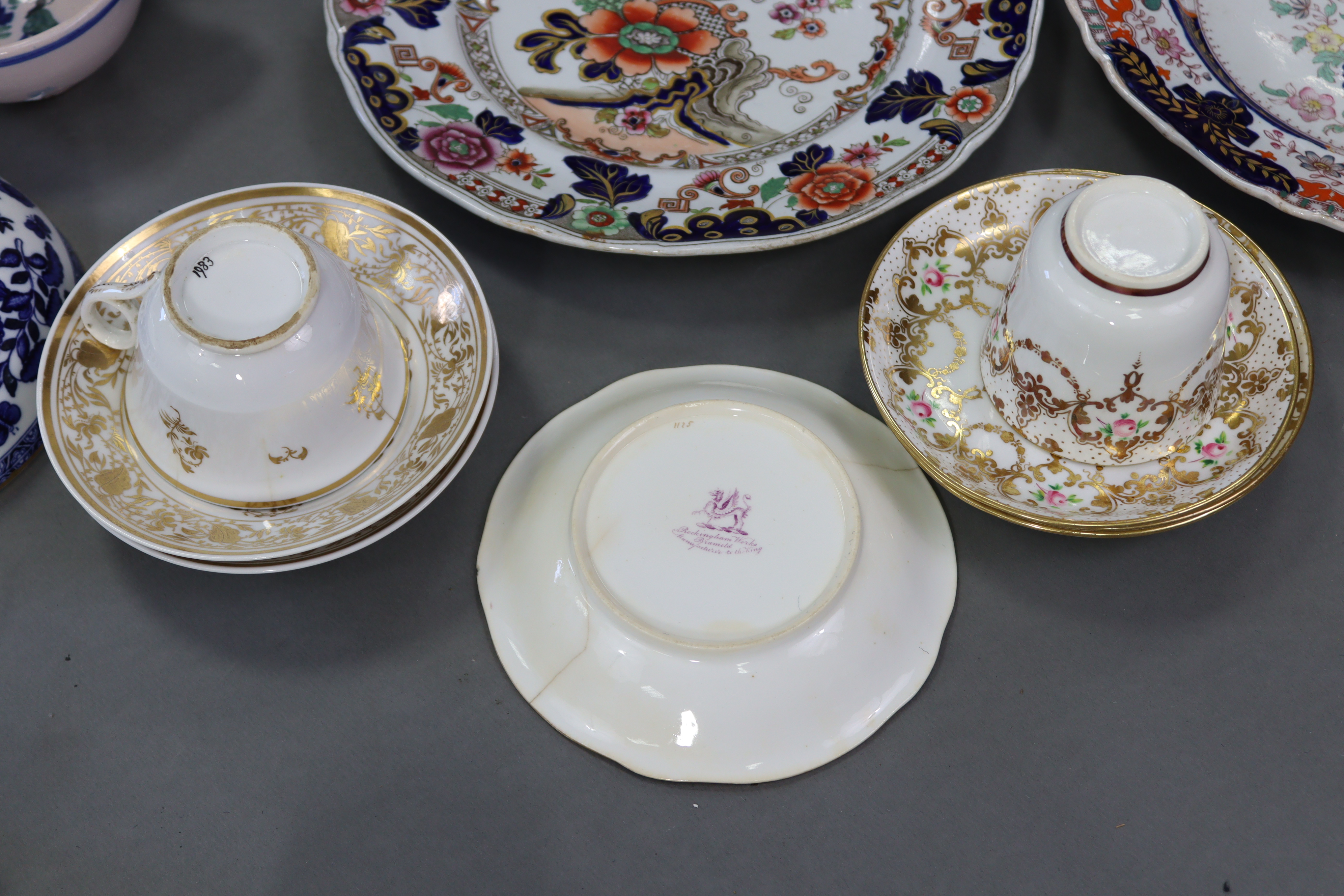 Thirty-five matched items of “Indian Tree” pattern dinner & tea ware; & sundry other items. - Image 6 of 12