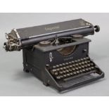 An Imperial typewriter.