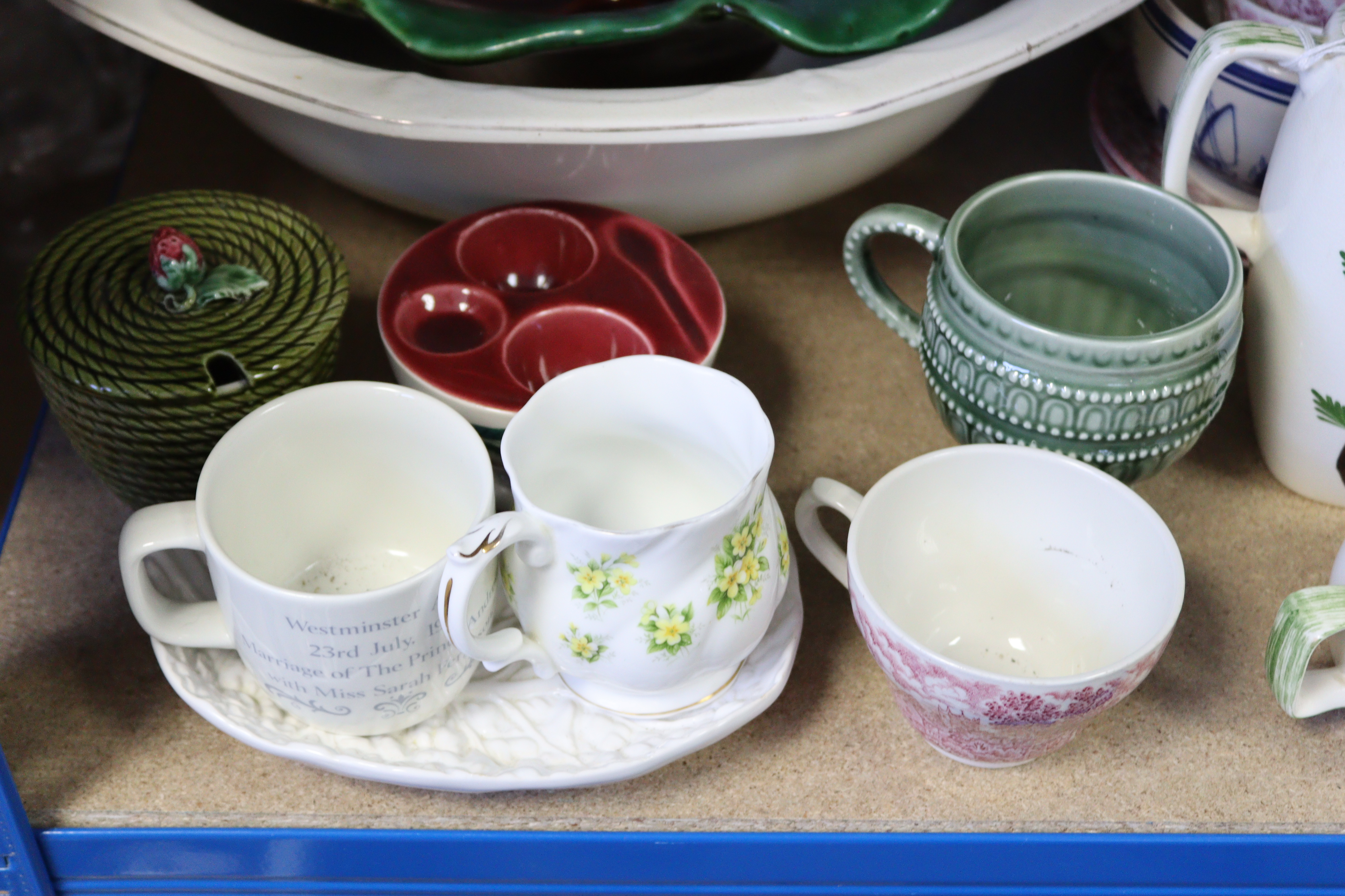 A Midwinter “Stylecraft” twenty seven piece part tea service; & an Adderley twenty one piece part - Image 4 of 8