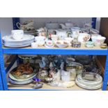 Various part dinner & tea services; together with various other items of decorative china, glass &