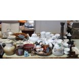 Various items of studio pottery, kitchenalia, ornaments, etc.