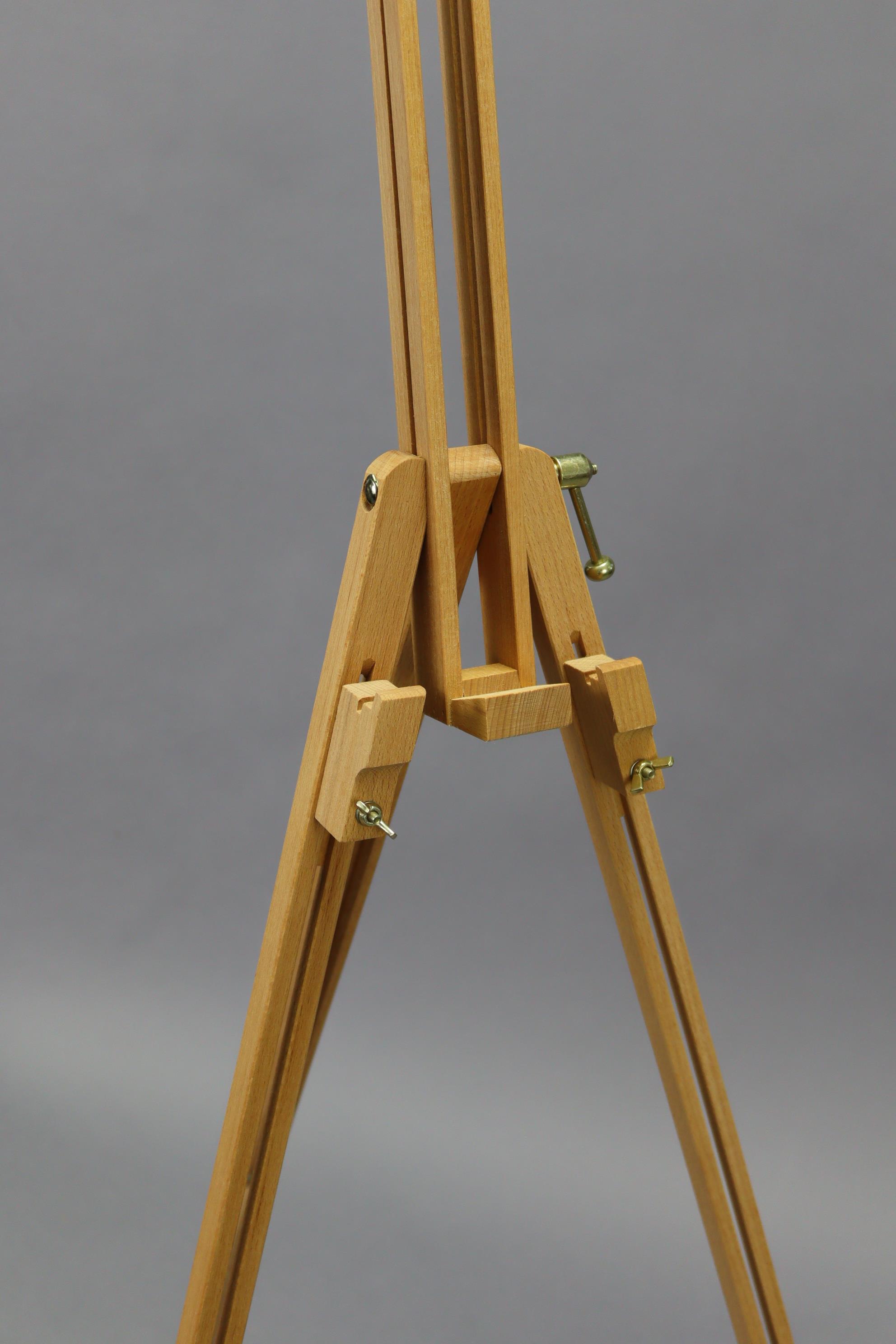 A Winsor & Newton “Dart” artist’s fold-away easel (boxed), 36¼” high un-extended; together with a - Image 4 of 7