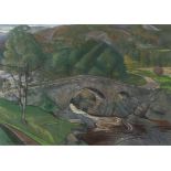 ALEXANDER GRAHAM MUNRO (1903-1985). “Perthshire Landscape”. Signed “Graham Munro” lower left;