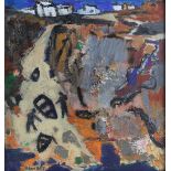 JEAN REES, R.W.A. (1914-2004). Titled “Boats On The Slipway, Penwith”. Signed; Oil on board: 15¾”