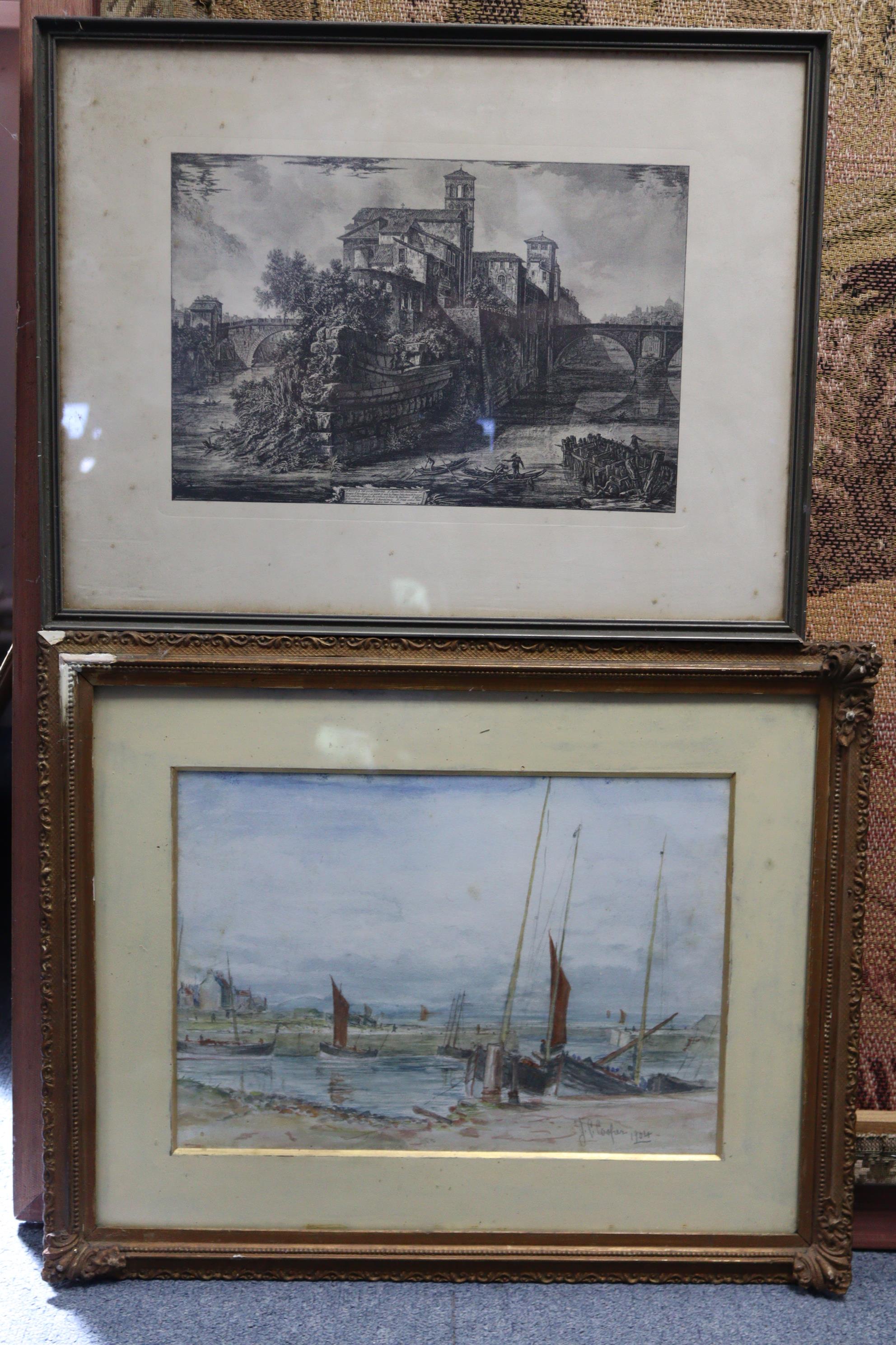 A collection of various decorative paintings & prints. (Provenance: The Estate of the late Geoff & - Image 5 of 13