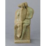 PETER WRIGHT (1919-2003) An interlocking ceramic sculpture depicting a male & female figure