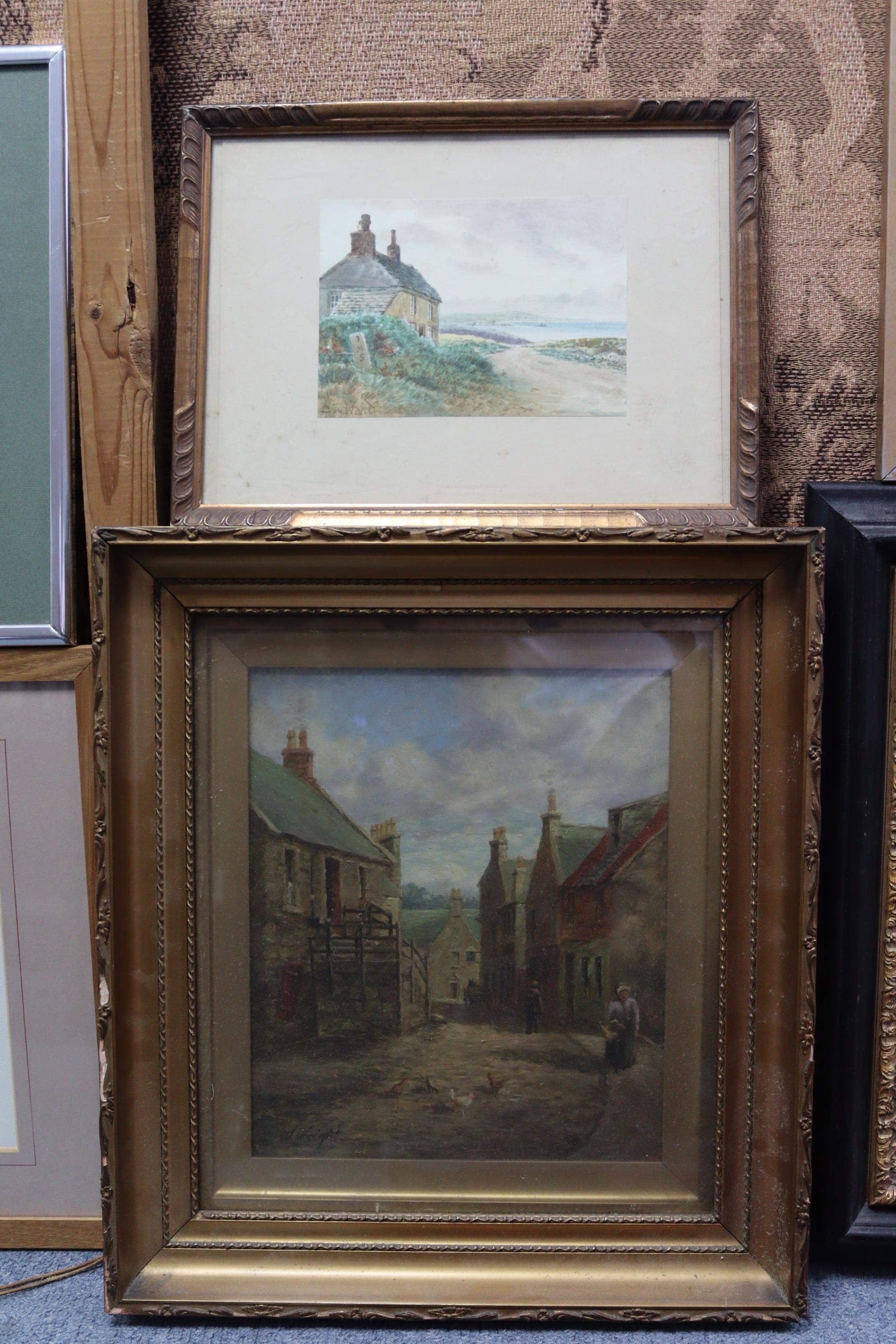 A collection of various decorative paintings & prints. (Provenance: The Estate of the late Geoff & - Image 2 of 13