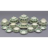 A Wedgwood of Etruria “Napoleon Ivy” pattern fifty seven piece dinner service (settings for eight).