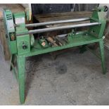 A MULTICO “PRO-MEX” ELECTRICALLY OPERATED CARPENTER’S WOOD-TURNING LATHE, on table stand, complete