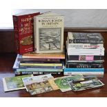 Various books, booklets, & postcards, all relating to ancient history & archaeology.