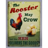 Another “The Rooster May Crow……”, 27½” x 19¾”.