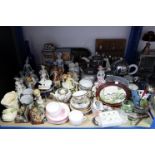 Various items of platedware & cutlery; together with a box camera; & sundry other items.