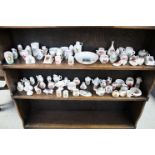 Approximately fifty various items of crested china by W. H. Goss, Carlton, Arcadian, & others.