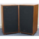 A pair of Lowther hi-fi speakers, 28½” high; & a Tandberg FM stereo receiver “TR-1000”, w.o.