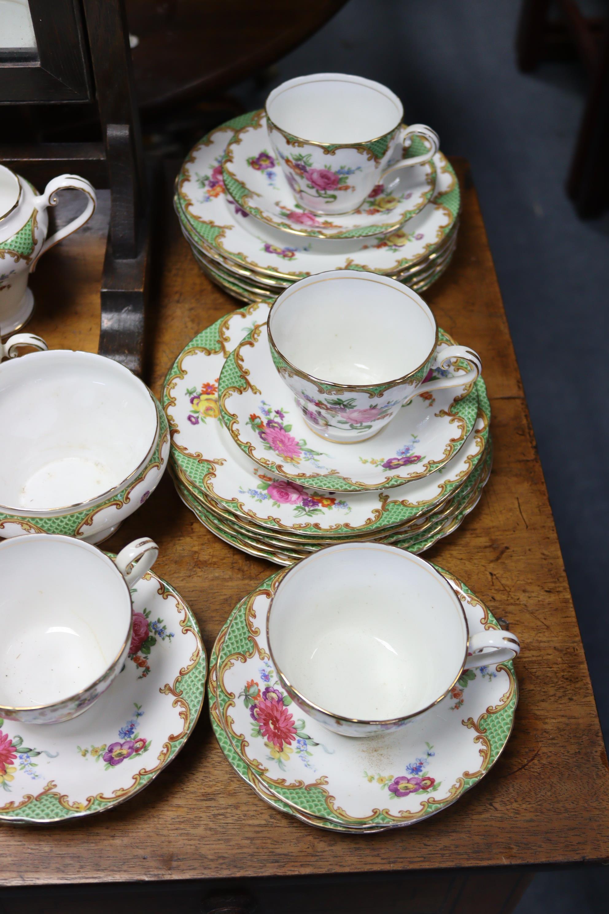 A Wedgwood bone china “Charnwood” pattern twenty-three piece coffee service (settings for ten); & an - Image 5 of 6