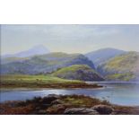 KATE ELIZABETH GILBERT (1843-1916). A PAIR: “Snowdon from Llyn Dinas, North Wales”, & “Loch