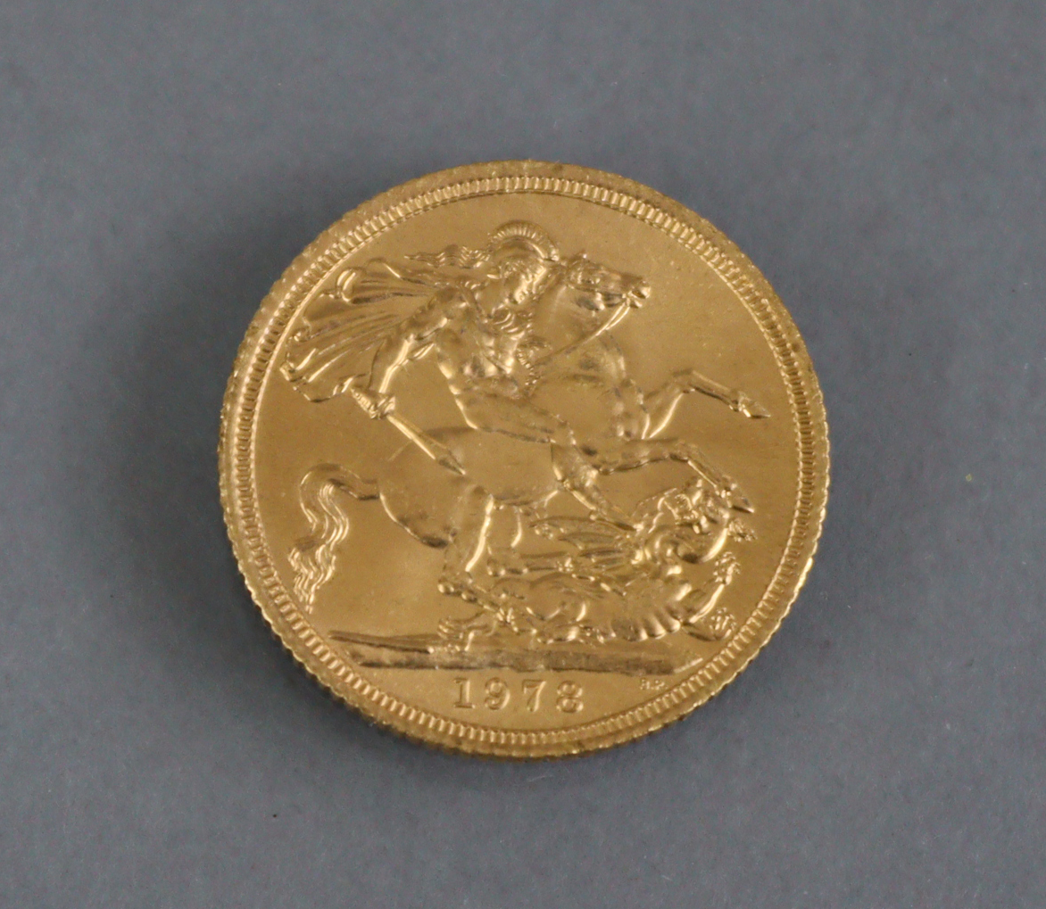 An Elizabeth II sovereign, 1978.