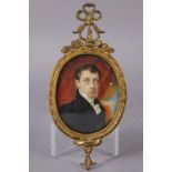 SIMON JACQUES ROCHARD (1788-1872) or FRANCOIS THEODORE ROCHARD (1798-1858). A portrait miniature