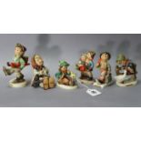 Seven various Goebel Hummel figures, part w.a.f.