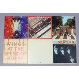 Six L.P. records by “The Beatles; & seven various other L.P. records by John Lennon, Paul McCartney,