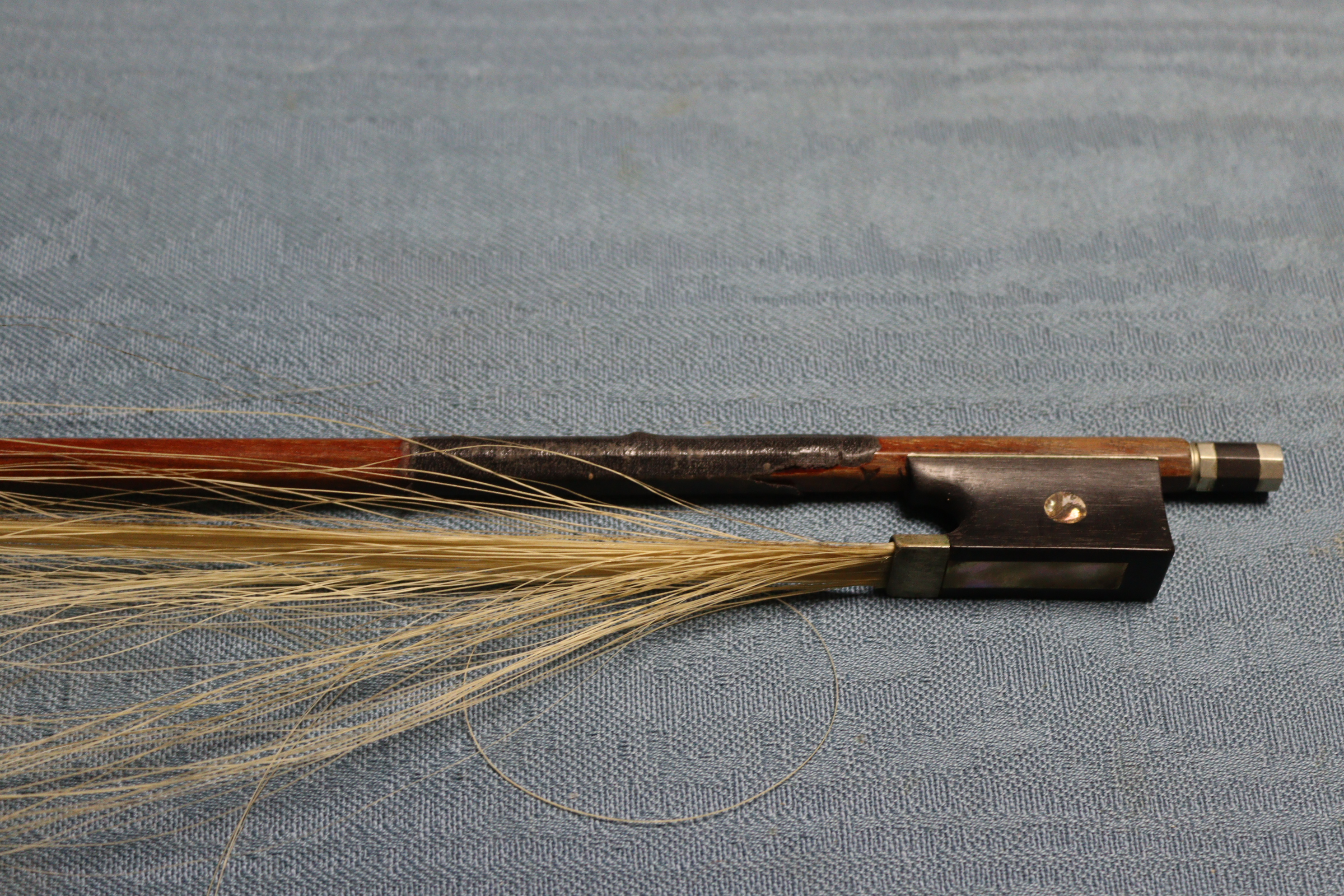 A violin & bow, (violin 23½” long - length of back 14"), with case. - Image 13 of 15