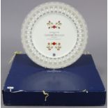 A Villeroy & Boch porcelain commemorative plate “Johann Lafer at the Gainsborough Restaurant Grand