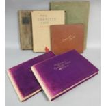 A collection of assorted cigarette & tea cards, in albums & loose; together with twelve various pict