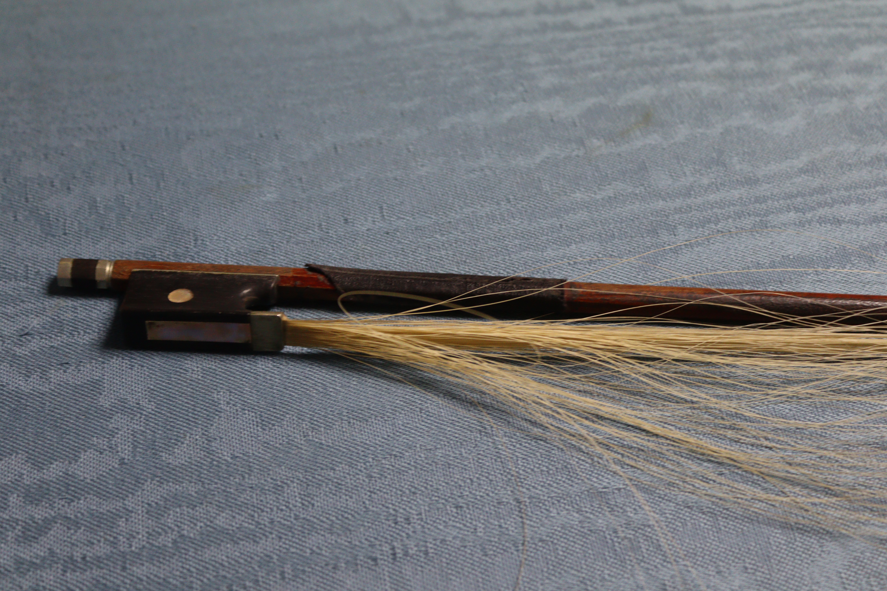 A violin & bow, (violin 23½” long - length of back 14"), with case. - Image 12 of 15