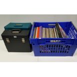 Approximately one hundred various records – pop music, etc.