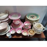 Various items of Victorian & later decorative dinnerware & tea ware, part w.a.f.