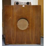 A Murphy floor-standing valve radio (Model No. 146), in walnut case, 25¾” wide x 32” high.