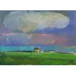 PHILIP HOGBEN (20th century) “Cloud Layers at Wheal Mount”. Signed & dated ’99 lower right; Oil on