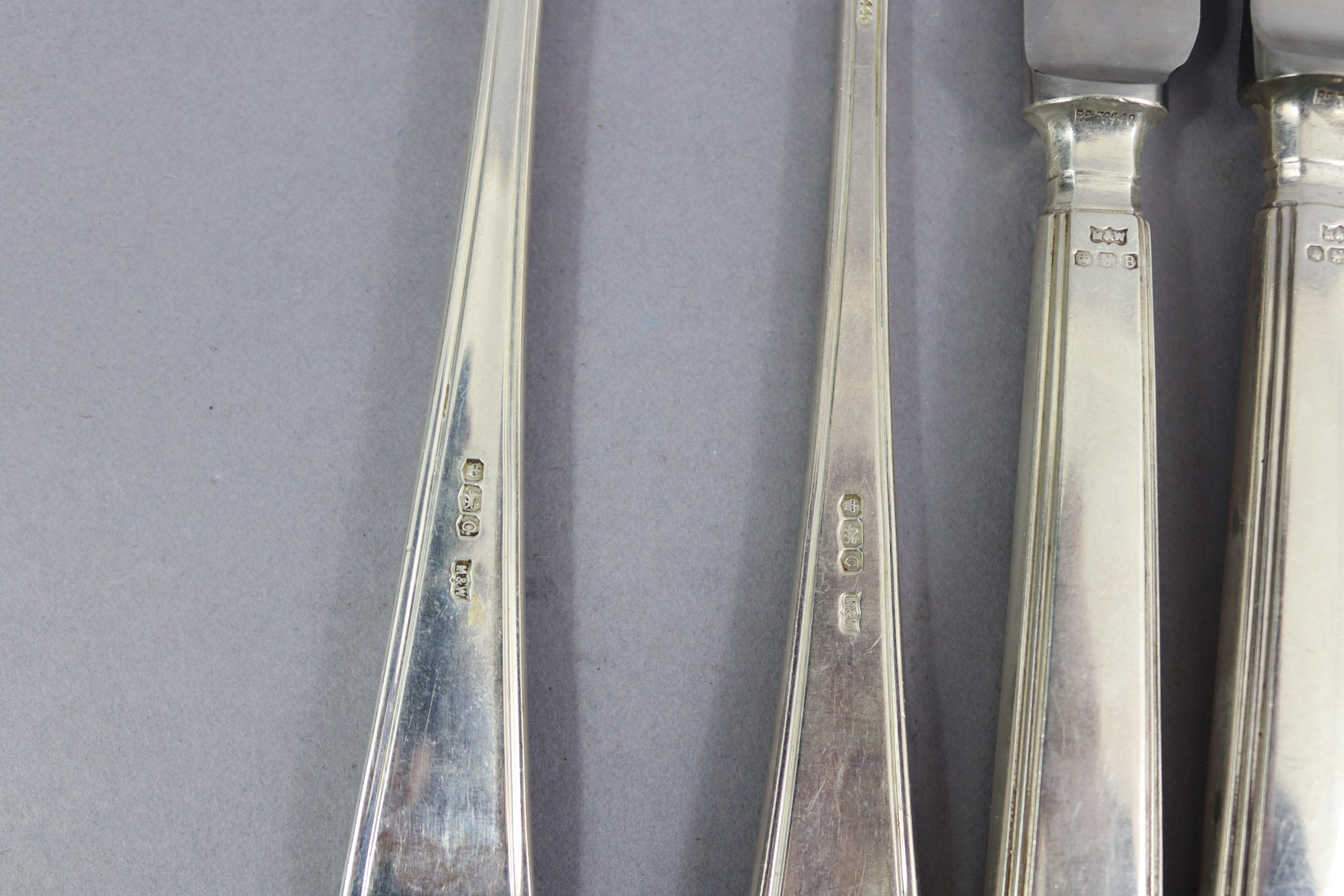 A SERVICE OF SILVER “BEVERLY” PATTERN FLATWARE, comprising: Twelve Table Forks; six Table Spoons; - Image 10 of 10