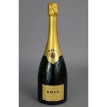 One bottle of Krug Grande Cuvee Brut champagne (nv), 75cl, in presentation case.
