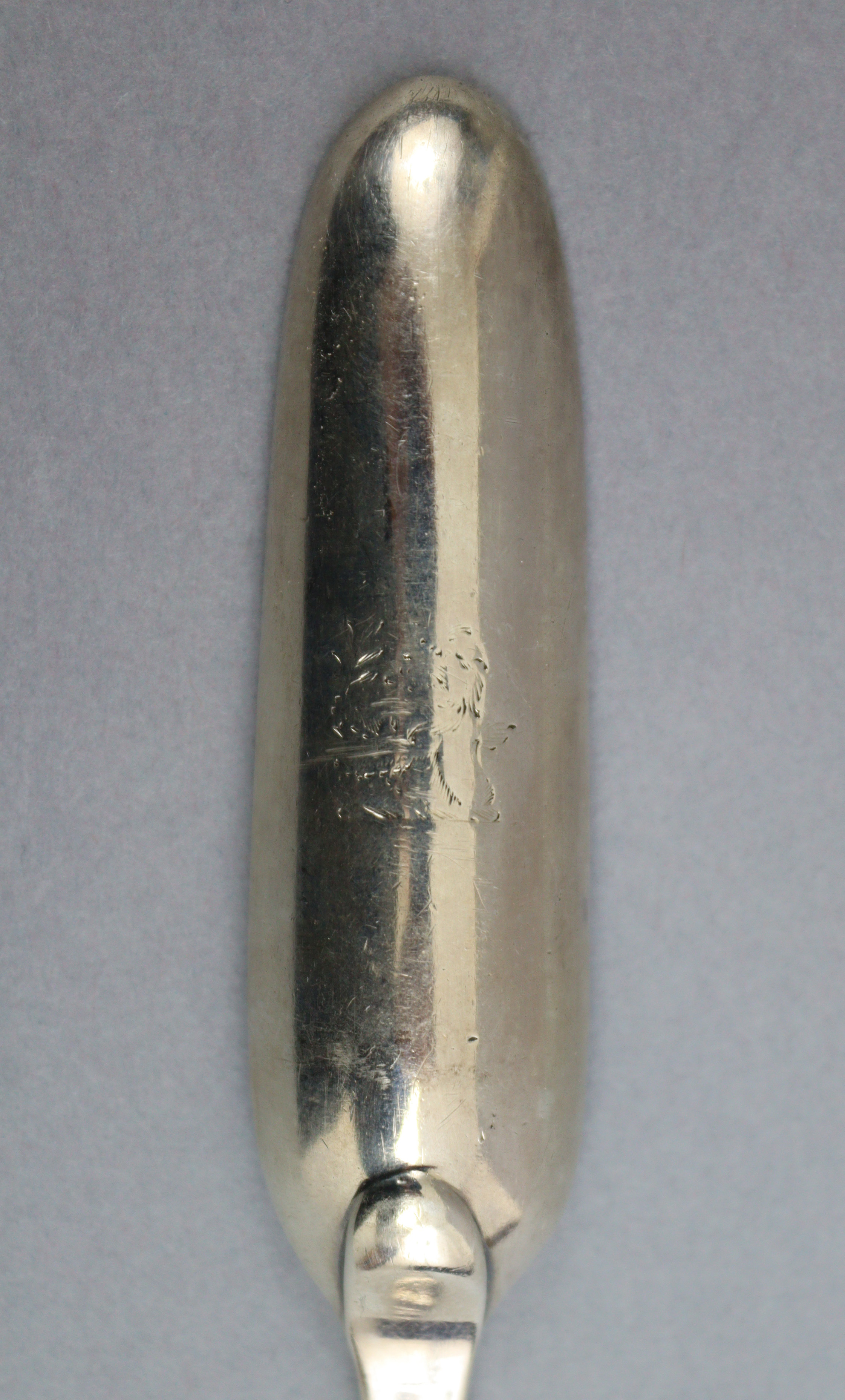 A George III silver Bead pattern double-ended marrow scoop, 8¾” long; London 1783, by George Smith - Image 4 of 4