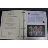 A collection of Queen Elizabeth II 2012 Diamond Jubilee miniature sheets from nine Commonwealth