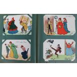 An album of approximately two hundred postcards, early-mid 20th century – British & foreign views,