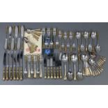 Seventy-five items of Kings of Sheffield “Royal Albany” pattern cutlery, un-cased.