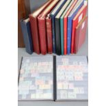 A collection of foreign stamps including Czechoslovakia, Italy, Switzerland, Spain, Gibraltar,