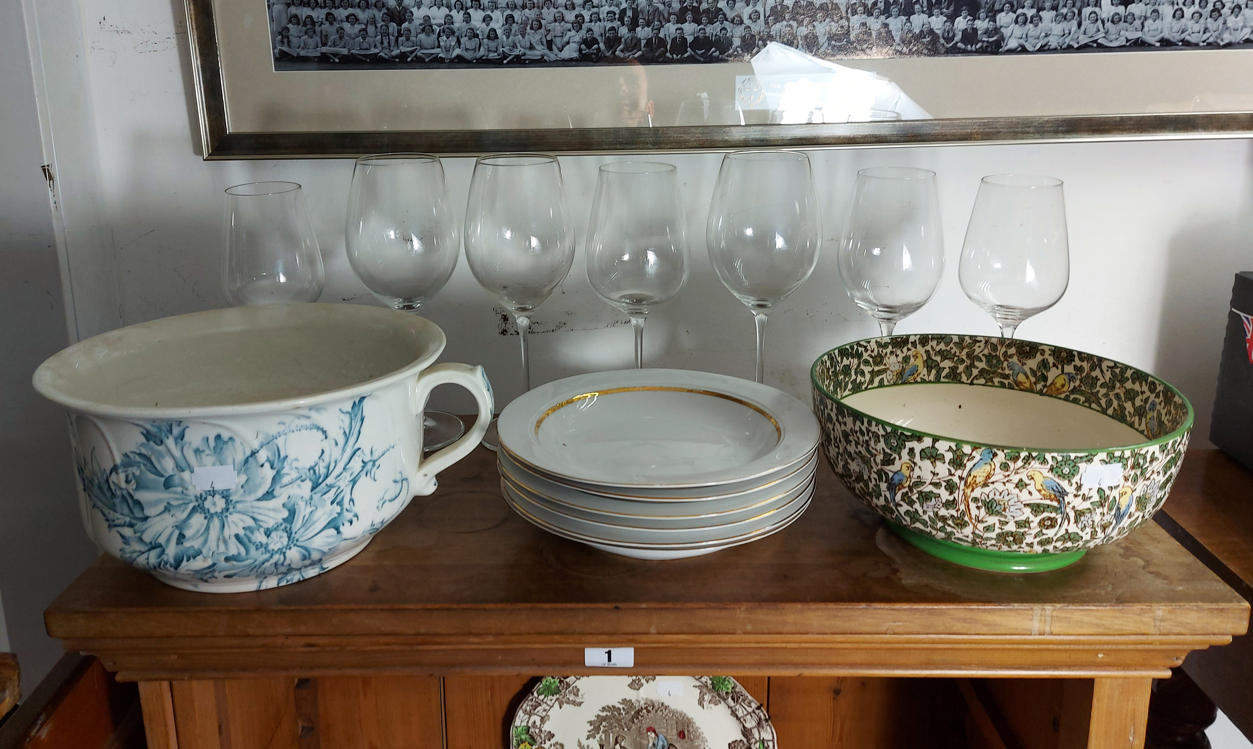 Various items of decorative china, pottery, & glassware. - Image 2 of 2