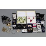 A Graham Watling of Lacock silver dress ring, bracelet, & bar-brooch; together with various items of