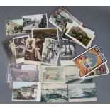 Fifty-seven loose postcards, early-late 20th century – British & foreign views, etc.