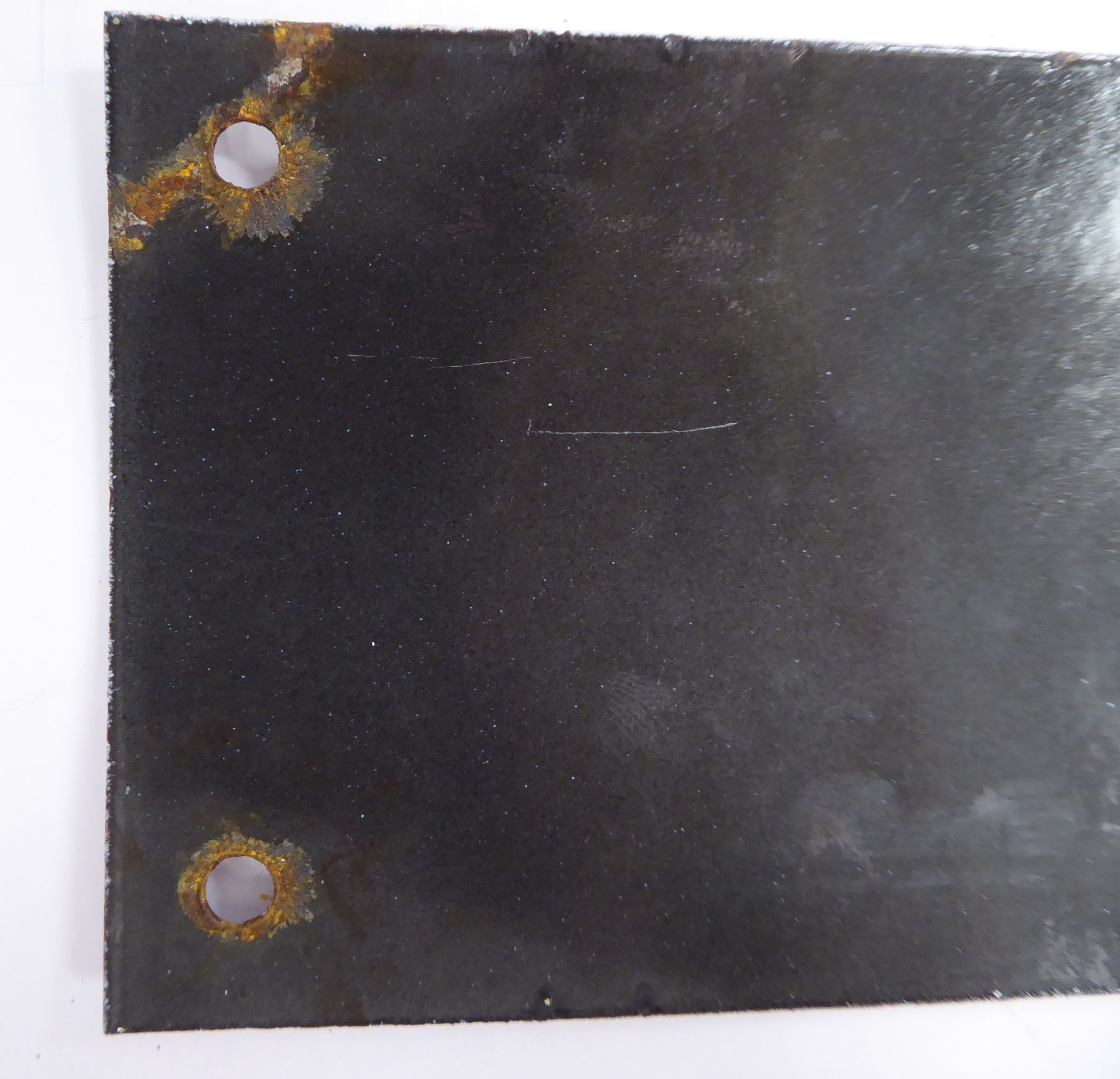 A German black and blue on white enamelled steel ARP sign 3'' x 12'' (Please Note: this lot is - Image 4 of 4