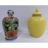 An early 19thC Chinese porcelain vase of baluster form,