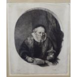 An 18thC copy of a portrait of Johannes Cornelius Sylvius,